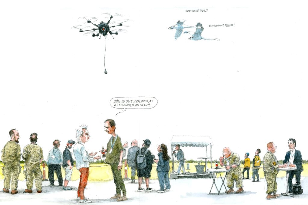 Drone developer from Ukraine made researcher and activist cry: “How can you allow yourself to demonstrate when my friends are being killed?!”