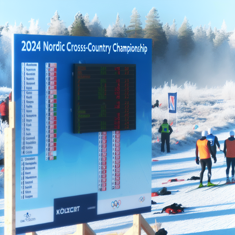 2024 Nordic Cross-Country Championship Results