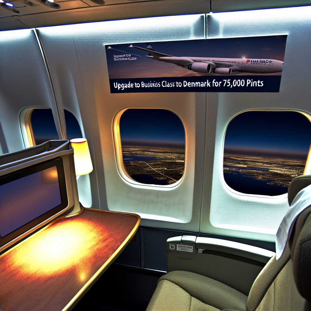 Unlock Business Class to Denmark for 75K Points