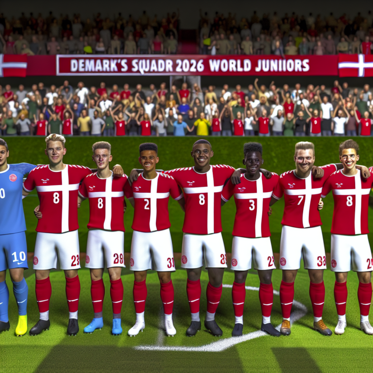 Denmark Reveals Young Squad for 2026 World Juniors