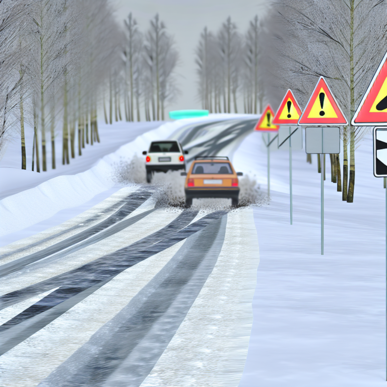 Icy Road Risk for North Jutland Traffic on Sunday