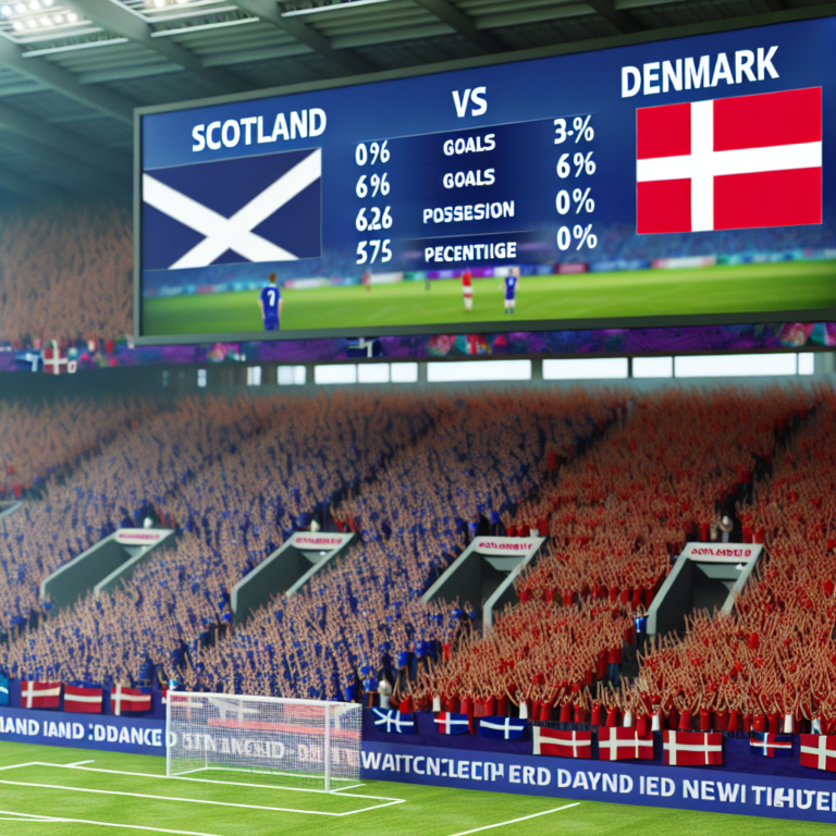 Scotland vs Denmark: Essential Match Stats