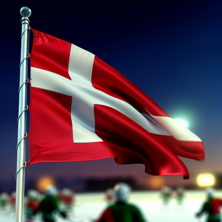 Greenland Flag Waves in USA’s Hockey Victory Over Denmark Greenland Flag Waves in USA's Hockey Victory Over Denmark