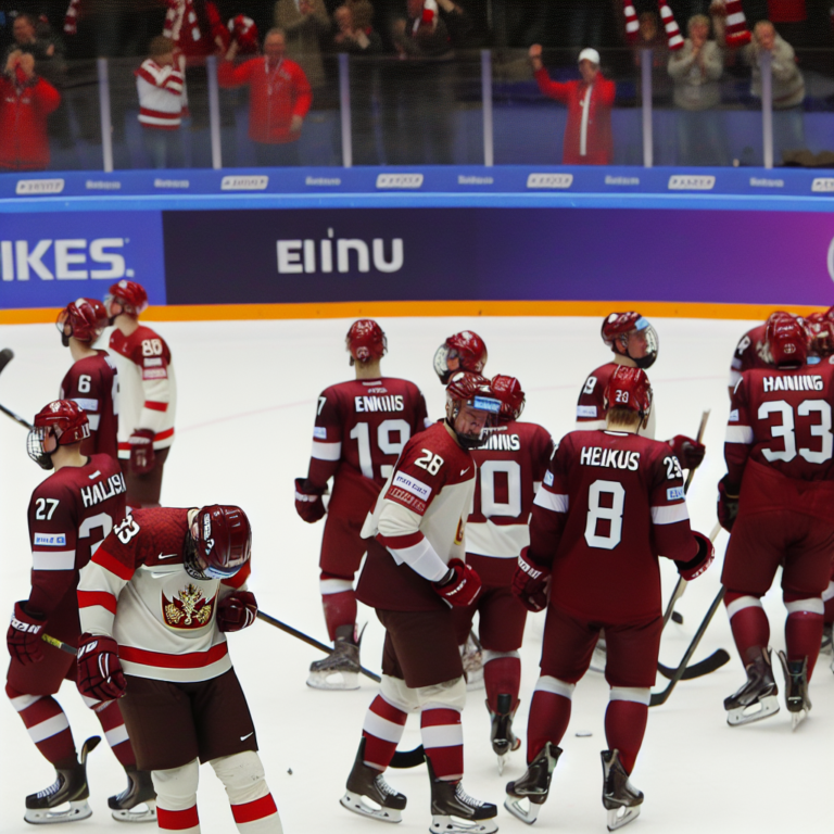Latvia's Upset Leaves Denmark at Rock Bottom in Hockey