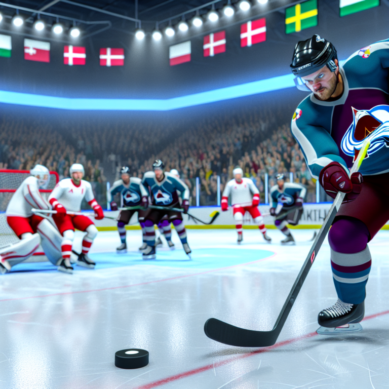 Martin Necas Shines for Avalanche: Scoring Against Denmark