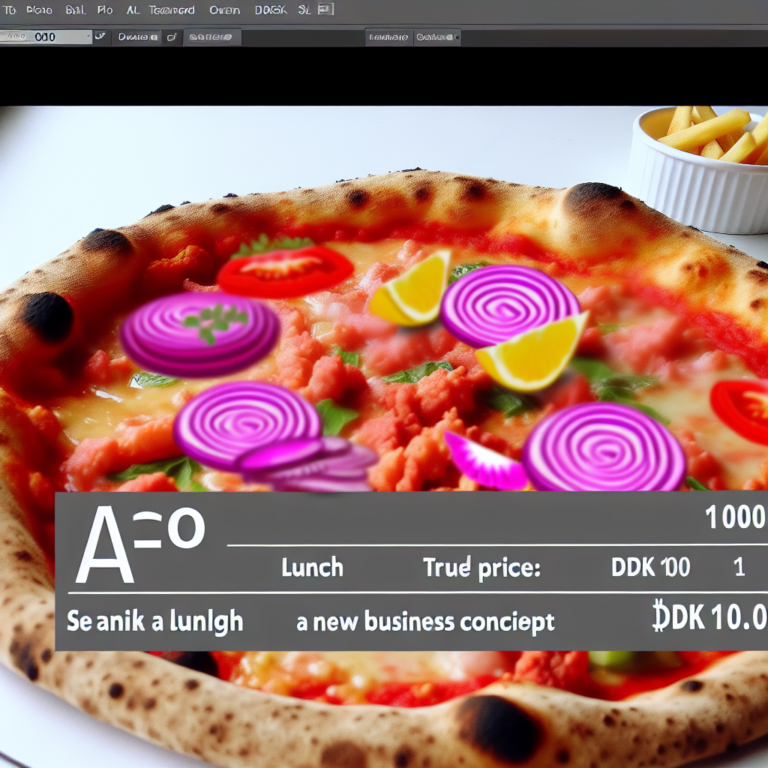 Sourdough Pizza Lunch for DKK 100: New Concept Launched