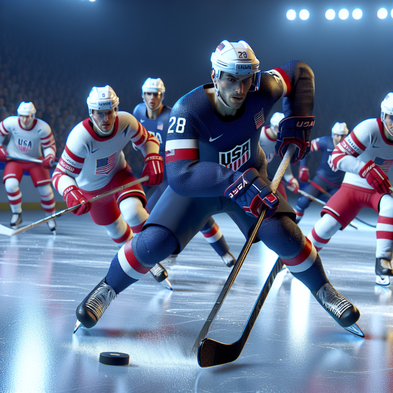 Team USA Men's Hockey Edges Out Denmark in Close Game