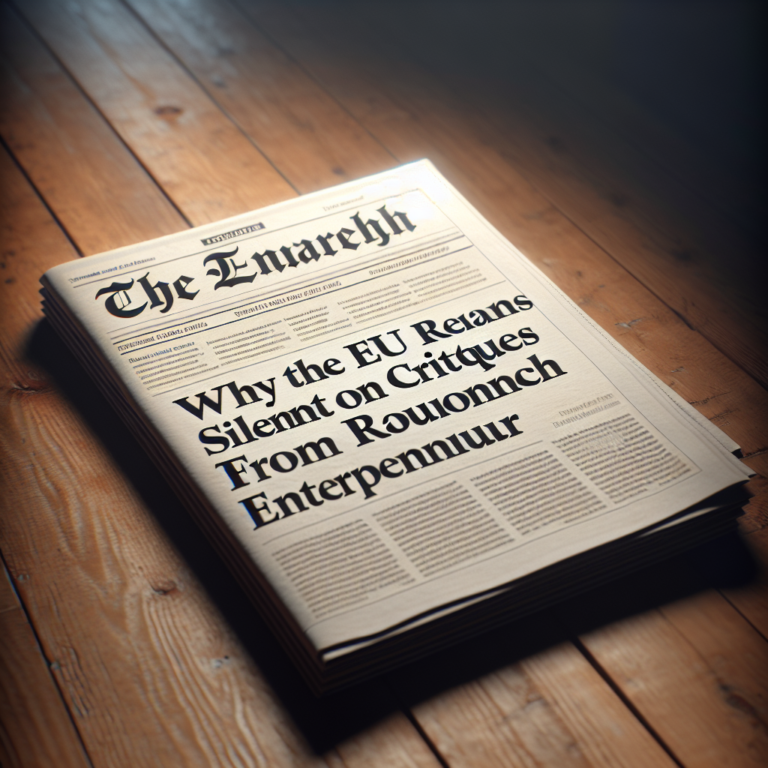 Why the EU Remains Silent on Musk's Violent Remarks