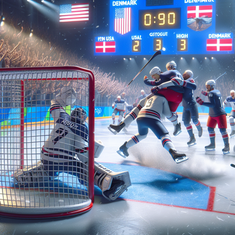 USA Wins Against Denmark in Men's Olympic Hockey Despite Swayman's Struggles