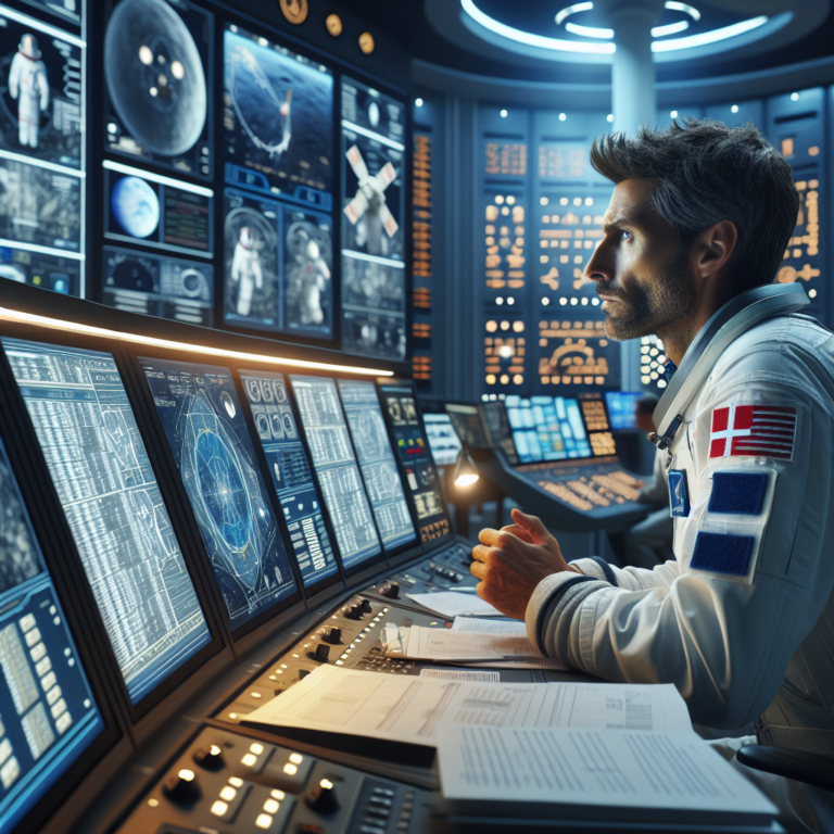 Andreas Mogensen Closely Follows NASA's Lunar Mission