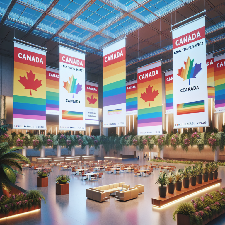 Canada Banners LGBTQ+ Travel Safety at ITB Berlin 2026 Canada Banners LGBTQ+ Travel Safety at ITB Berlin 2026