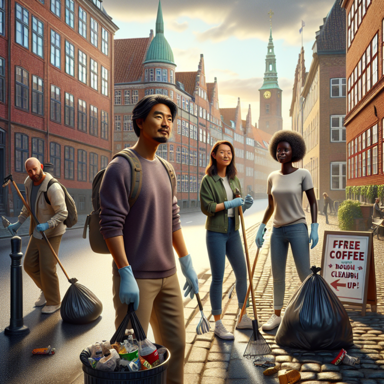 Copenhagen Offers Free Coffee and Tours for Rubbish Clean-Ups