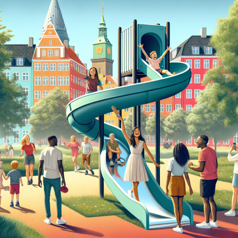 Copenhagen Summer Adventure: Our Fun with a Giant Slide