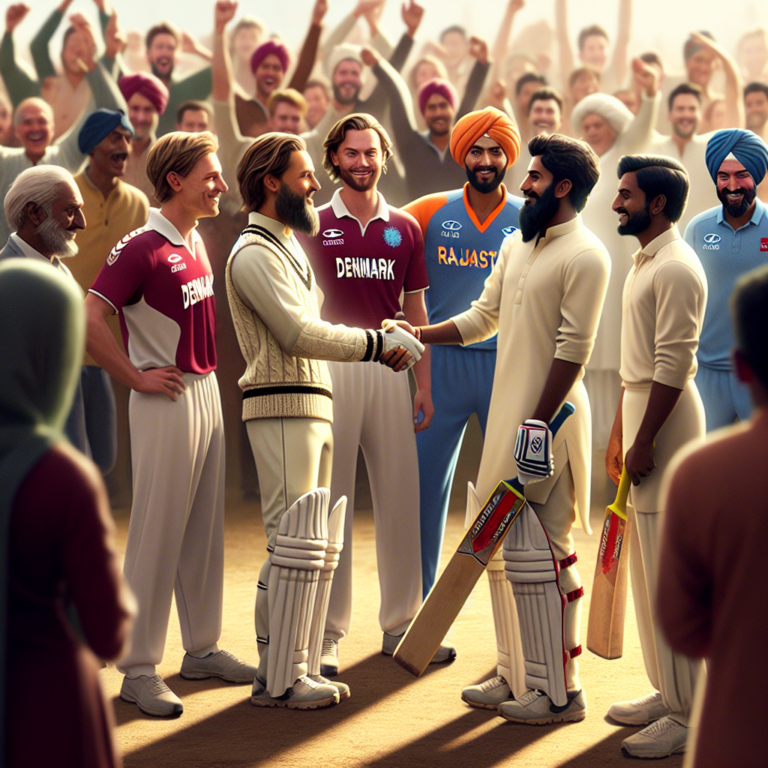 Denmark and Rajasthan Discuss Friendly Cricket Match, Exchange