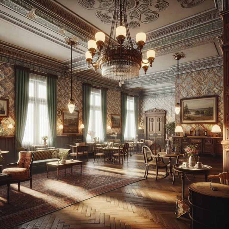 Hotel Denmark: A Vintage Escape in Wallpaper Art