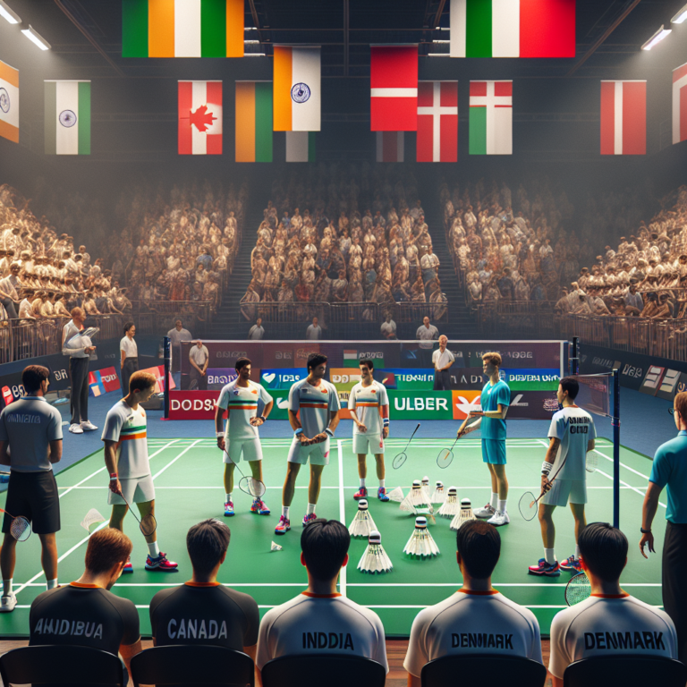 India Faces Canada and Denmark in 2026 Thomas & Uber Cup